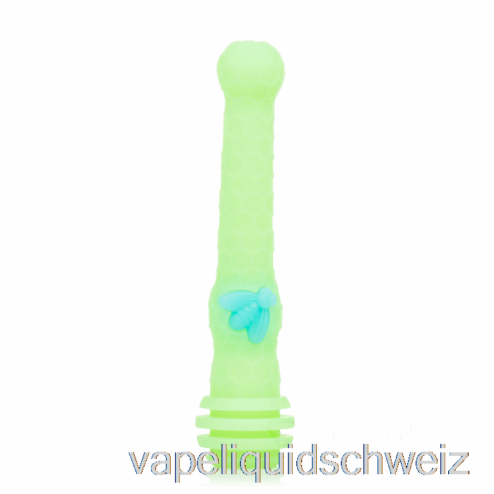 Stratus Honey Dipper Silikon Dab Straw UV Slime (UV Blue Bee / UV Green) Vape Schweiz